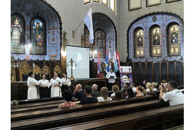 A program kulturális műsorral kezdődött/Dér Dianna felvétele