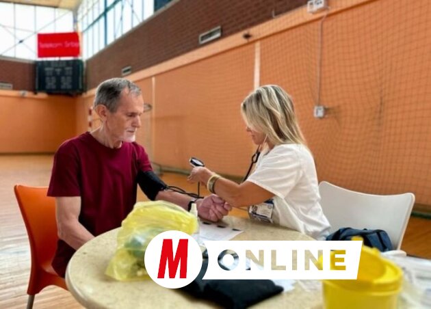 Délelőtt vérnyomást és vércukorszintet is mértek (Fotó: Vidács Hajnalka felvétele)