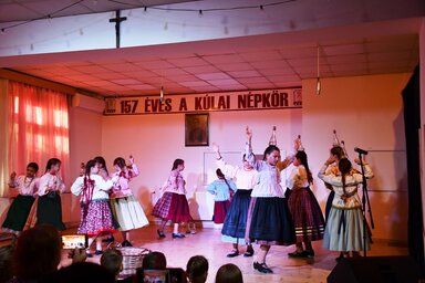 A Mocorgók néptánccsoport somogyi táncokkal lépett fel / Fotó: Paraczky László