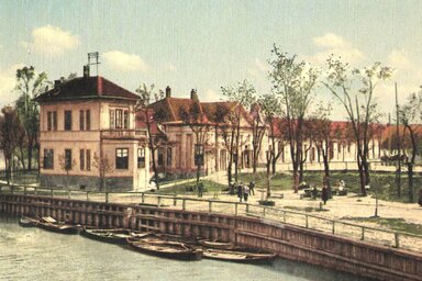 A kaszinó épülete, itt volt az első becskereki óvoda