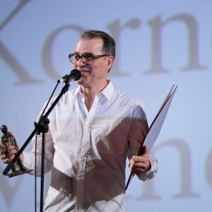 Mundruczó Kornél a díjátadón (Fotó: Palicsi filmfesztivál/Damir Vujković)