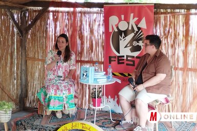 Bereczki Enikővel Hulló Zsófia beszélgetett (Lukács Melinda felvétele)