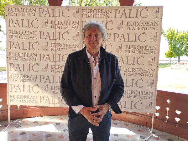 Radoš Bajić a palicsi filmfesztiválon /Fotó: Lukács Melinda
