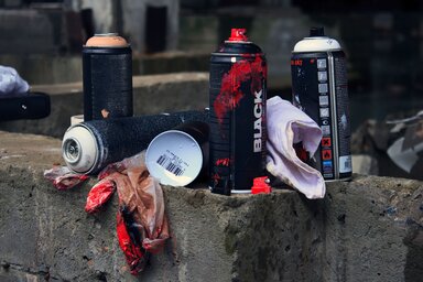 Nem ismert, kik készítették az újabb graffitiket (Illusztráció: Pexels.com)