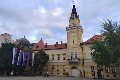 A nagykikindai városháza épülete (Fotó: Vidács Hajnalka)