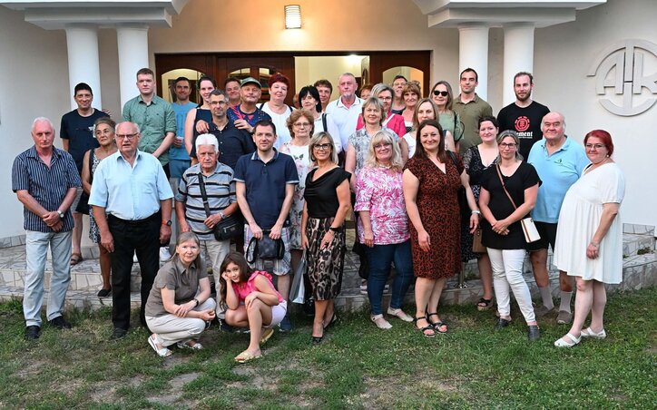 A médiatalálkozó résztvevői (Varga Zoltán felvétele)