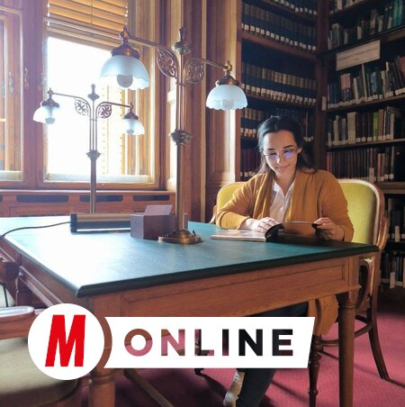 „A könyvtár egy óriási kincstár.” (Fotó: Molnár Edvárd)