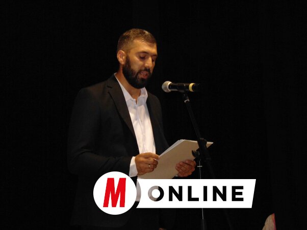 Kerekes József, a magyarittabéi helyi közösség tanácsának elnöke is köszöntötte az egybegyűlteket (Fotó: Vidács Hajnalka)