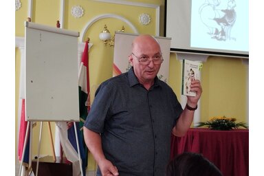 Pap János a nyári akadémián/Fotó: Lukács Melinda