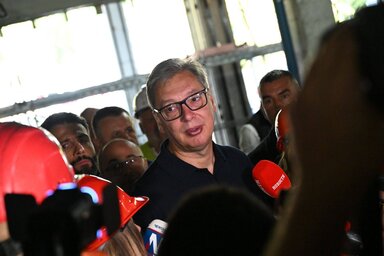 Az államfő szerint szerint jelentősen megerősödött a hadsereg légiereje (Fotó: Beta)