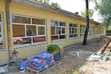 A Margaréta épületében a teljes csatorna- és vízvezetékrendszert felújították (Fotó:Gergely Árpád)