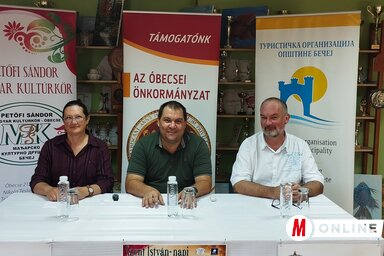 A sajtótájékoztatón Ricz Kasziba Beáta, Kiss Igor és Ferenc Edvin ismertette az esemény részleteit  (Fotó: Kancsár Izabella)