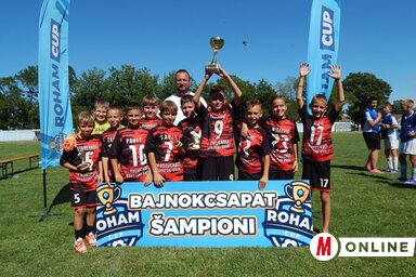 Az U10-es kategória döntőjében az udvarnoki Budućnost egyetlen találattal, 1:0-s arányban múlta felül a nagykikindai Mladi vukovi együttesét (Fotó: Vidács Hajnalka felvétele)