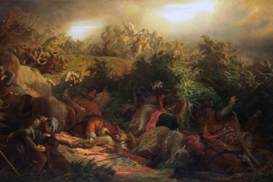 Székely Bertalan: Mohácsi csata (1862) (Forrás: Wikipédia)