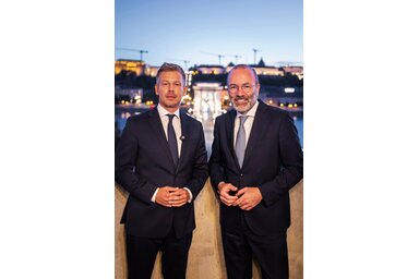 Facebook/Magyar Péter oldala/Magyar Péter és Manfred Weber