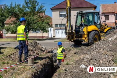 A Baranda városrészben megkezdődtek a munkálatok (Fotó: Vidács Hajnalka)