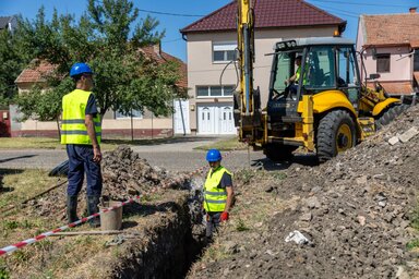 A Baranda városrészben megkezdődtek a munkálatok (Fotó: Vidács Hajnalka)