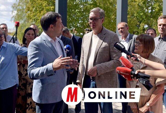 Adán Aleksandar Vučić megígérte a moholi általános iskola felújítását és a Moholi nagy út építésének folytatását (Gergely Árpád felvétele)