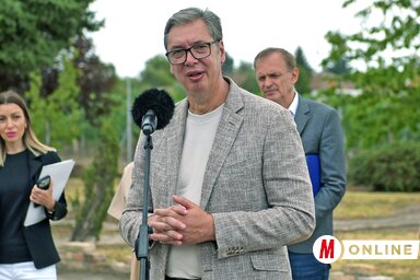 Aleksandar Vučić észak-bánáti körútján (Gergely Árpád felvétele)