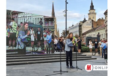 Vukašin Đinović egyetemi hallgató  (Virág Árpád felvétele)