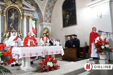 A jelenlévőket először Zsúnyi Tibor helyi plébános köszöntötte (Fotó: Paraczky László)