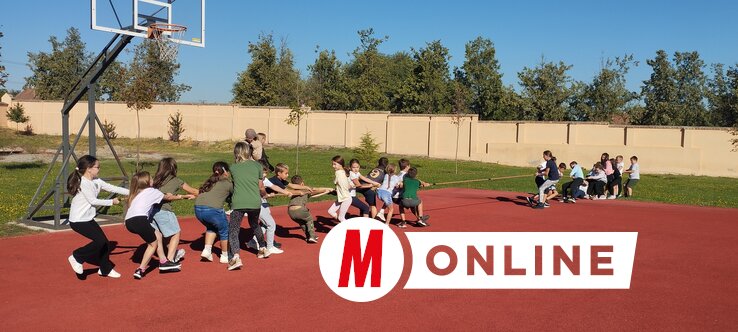 A kötélhúzás sem maradhat ki a természetiskola programjából (Fotó: Kancsár Izabella)