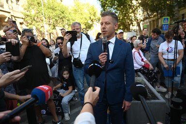 MTI-fotó/Magyar Péter kormányfő úgy látja, hogy Mészáros Lőrinc rosszul méri fel a helyzetet