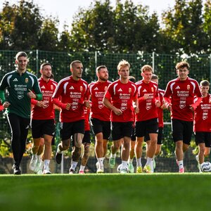 A magyar válogatottra már az első meccsen komoly erőfelmérő vár/MTI