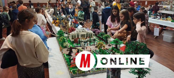 A kreációk több ezer vagy több tízezer LEGO-kockából állnak össze (Fotó: Kancsár Izabella felvétele)