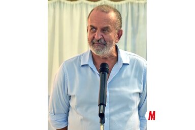 Verebes György festőművész (Gruik Zsuzsa felvétele)