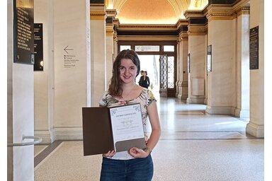 Orsovai Hedvig a bécsi zenei verseny győzteseként