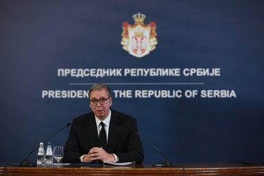 Moszkva Aleksandar Vučić lemondása után is az Oroszország és Szerbia közötti kapcsolatok konstruktív fejlődésére számít (Fotó: Beta)