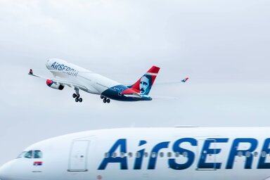 A cataniai repülőtér ideiglenes lezárása miatt az Air Serbia szeptember 29-én Reggio Calabriába irányítja át járatait (Fotó: Beta)