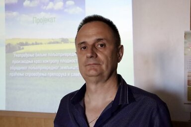 Mladen Đuran, a Nagykikindai Mezőgazdasági Szakszolgálat igazgatója (Fotó: Vidács Hajnalka)