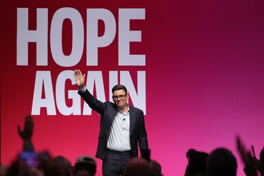 Andy Burnham kijelentette: a Brexit, vagyis Nagy-Britannia kilépése az EU-ból több kárt okozott, mint amennyi hasznot hajtott (Fotó: Beta/AP)