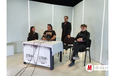 A Strip-tease sajtótájékoztatóját tartották meg a KDSZ-ben/ Lukács Melinda