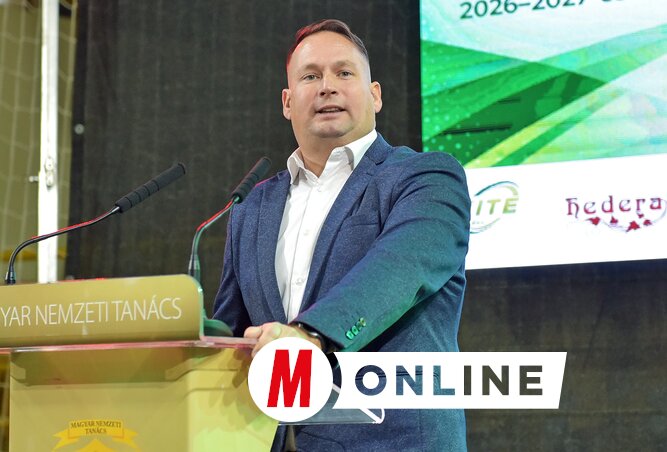 Fremond Árpád, az MNT elnöke (Fotó: Gergely Árpád felvétele)