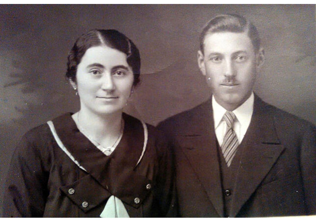 A molidorfi Pfanner házaspár 1942-ben