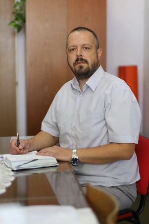 Faragó Péter iskolaigazgató / Fotó: Lakatos János