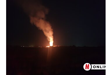 Az égbe szökő füstoszlopot városszerte látni lehetett (Lackó Varjú Sára felvétele)