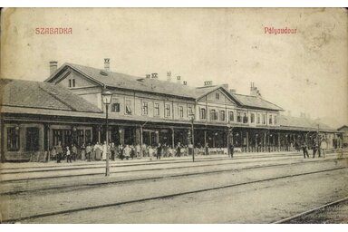 A szabadkai pályaudvar / Fotó: gallery.hungaricana.hu