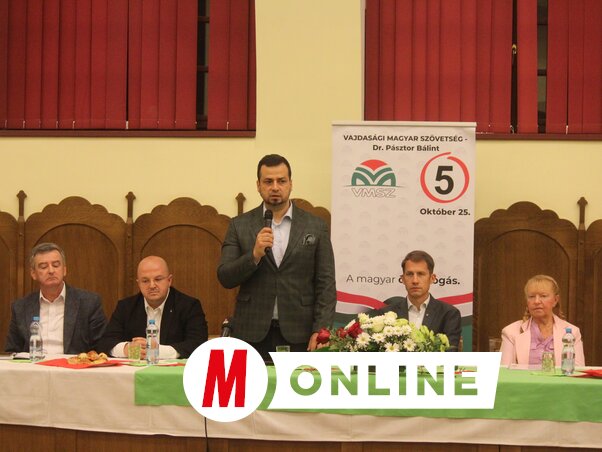 Újhelyi Ákos többek között a jelenlegi szerb parlament eredményeit is hangsúlyozta / Benedek Miklós