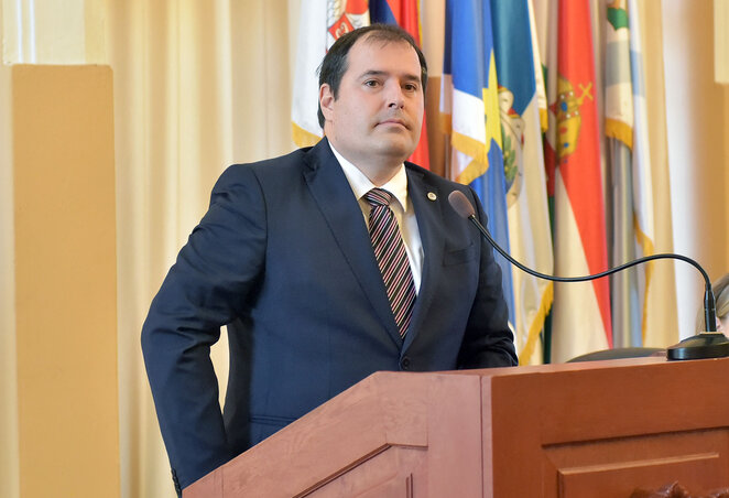 Fejsztámer Róbert polgármester a fejlesztésekről is szólt (fotó: Gergely Árpád)