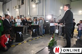 A Bata Kft. kiemelt jelentőségű szolgáltatóipari fejlesztésének ünnepélyes átadása Oromhegyesen