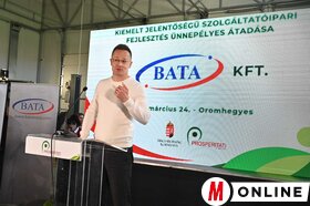 A Bata Kft. kiemelt jelentőségű szolgáltatóipari fejlesztésének ünnepélyes átadása Oromhegyesen