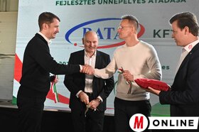 A Bata Kft. kiemelt jelentőségű szolgáltatóipari fejlesztésének ünnepélyes átadása Oromhegyesen