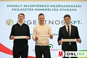 Az Avgerinos Kft. kiemelt jelentőségű mezőgazdasági fejlesztésének ünnepélyes átadása Szabadkán