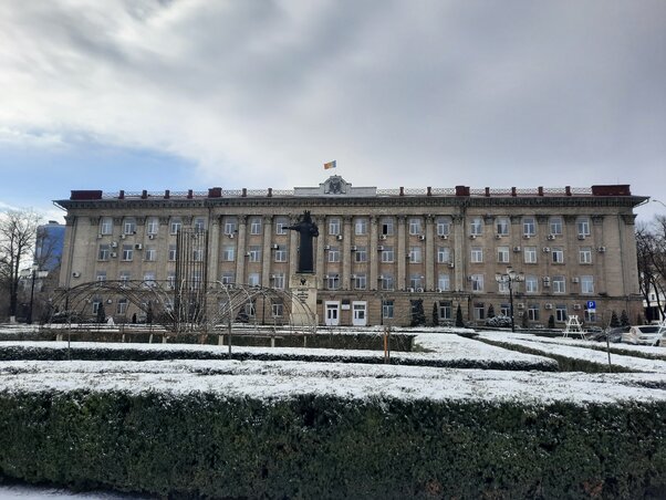 A városi közigazgatás épülete