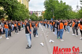 Ballagók tánca Zentán