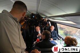 Elindult a gyorsvonat Belgrádból Szabadkára